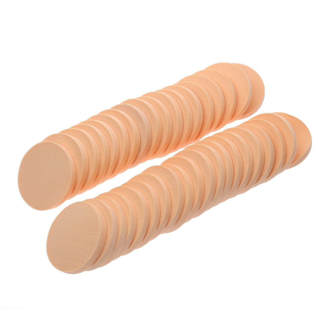 round sponges foundation blender facial powder puff makeup blush applicators 6bags,36pcs(6pcs/bag)