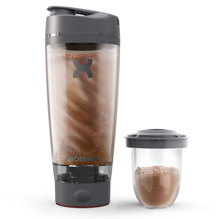 Promixx Pro Shaker Bottle | Rechargeable, Powerful for 