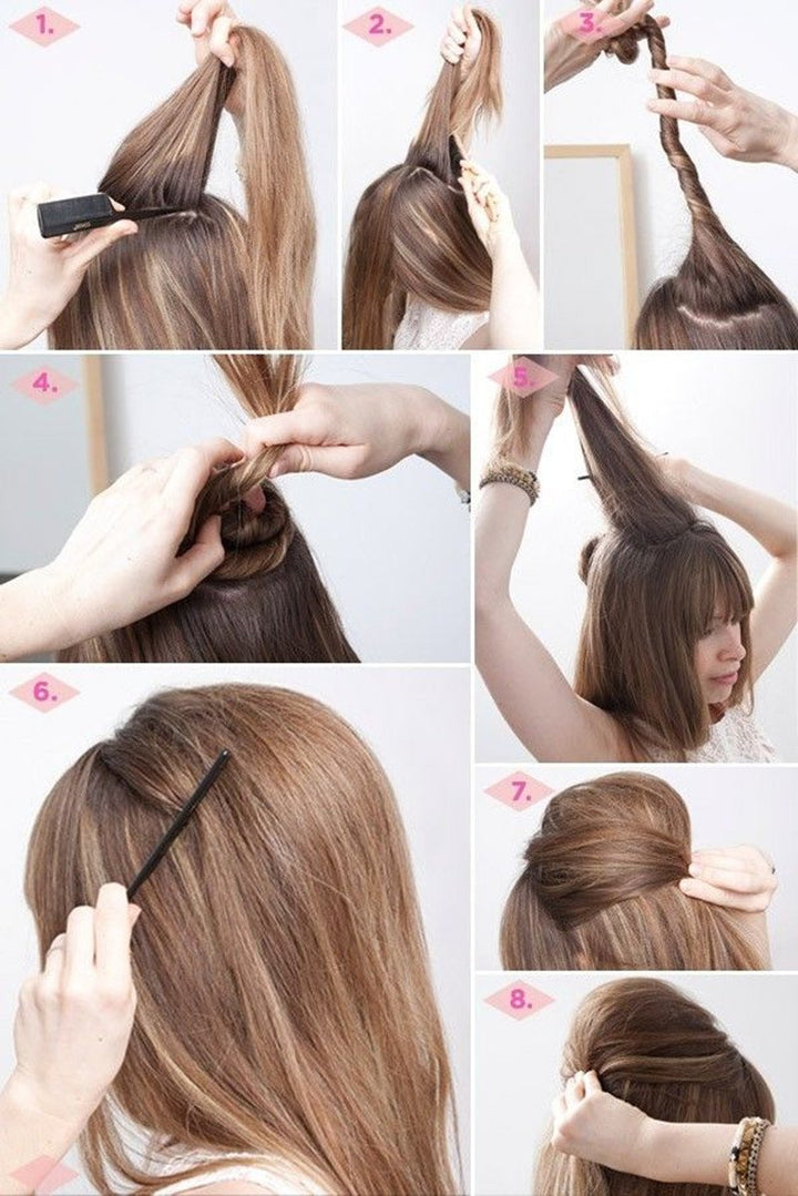 Beige : 1PC Charming BUMP IT UP Volume Inserts Do Beehive hair styler Tool Hair Comb Hot