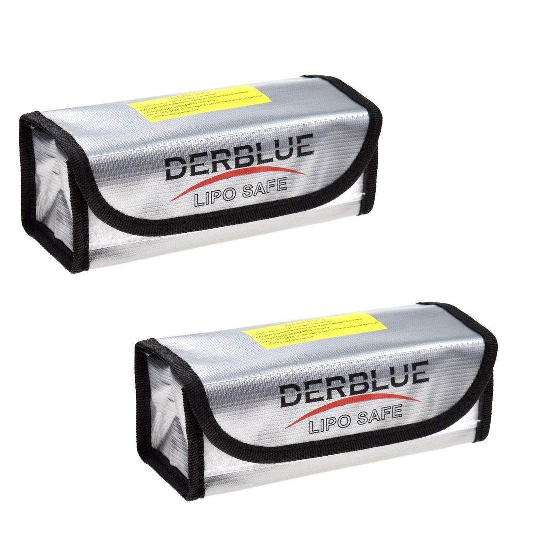 2pcs Fireproof Explosionproof Lipo Battery Safe Bag Lipo Battery Guard Safe Bag(185x75x60mm)