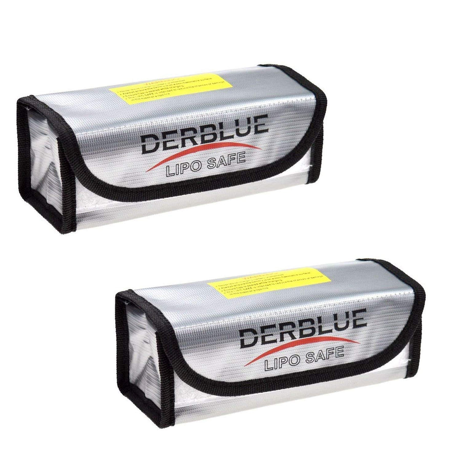 2pcs Fireproof Explosionproof Lipo Battery Safe Bag Lipo Battery Guard Safe Bag(185x75x60mm)