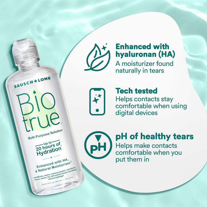 Biotrue Multi-purpose contact lens solution, 2 Fluid Ou