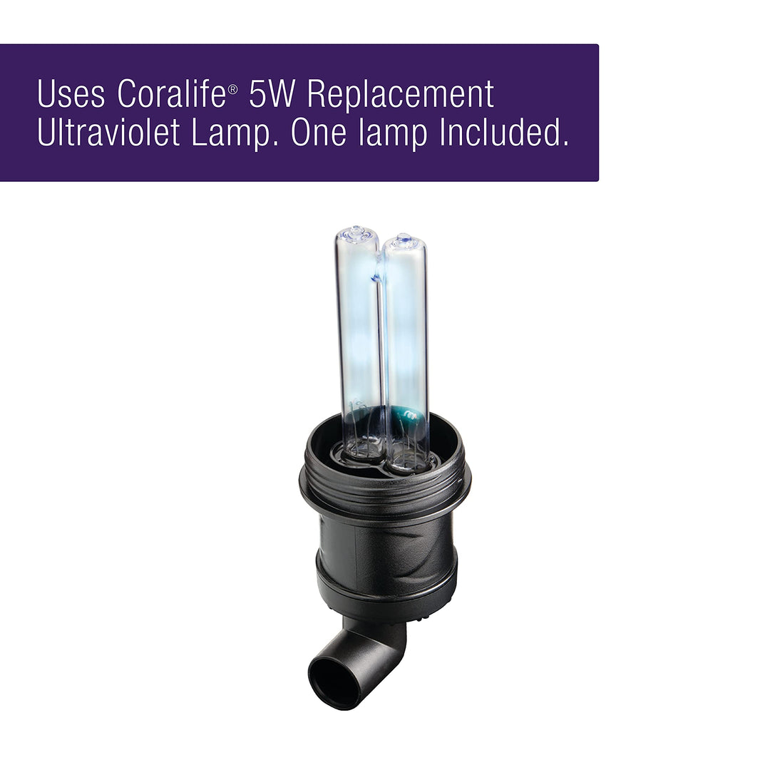 Aquarium Fish Tank Marine Salt Water Turbo-Twist UV Sterilizer, Mini, For BioCubes