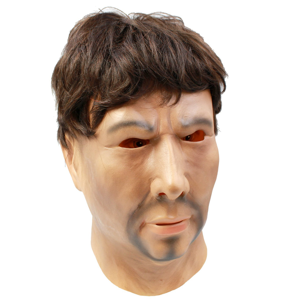 Novelty Halloween Costume Party Latex Human Realistic Head Mask Strong Man