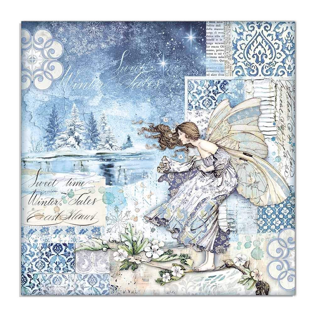 STAMPERIA INTL, KFT (3PL) -Scrapbooking Pad-Double Face-Winter Tales, Multicoloured, 15.24x15.24, SBBXS04