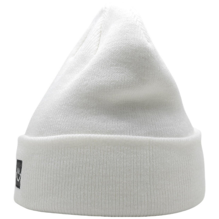 Beanie Hats for Men Women White