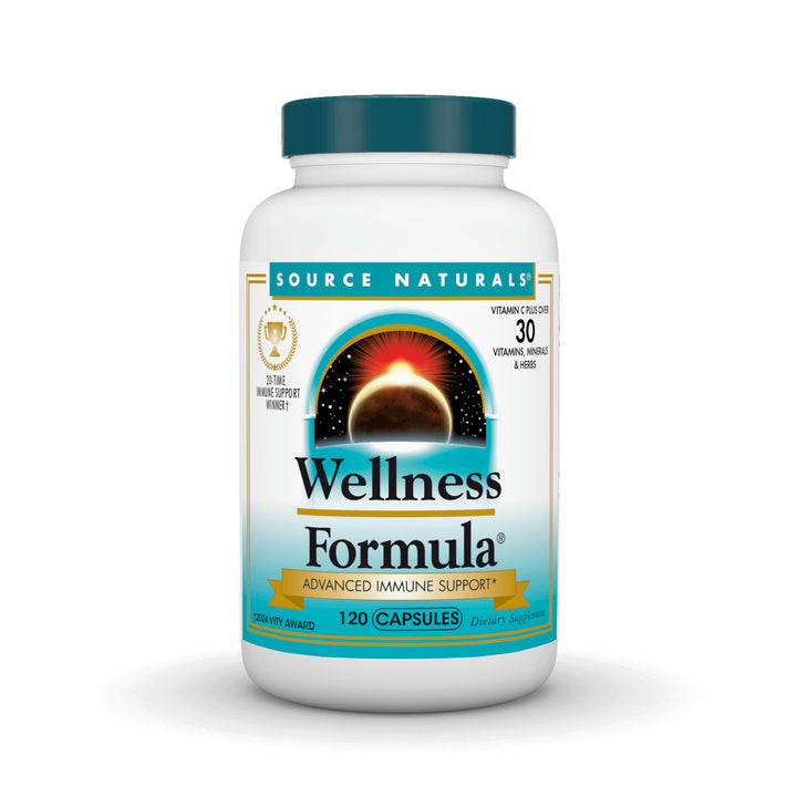 Wellness Formula Bio-Aligned Vitamins &amp; Herbal Defense for Advanced Immune Support* - Dietary Supplement &amp; Immunity Booster - 120 Capsules