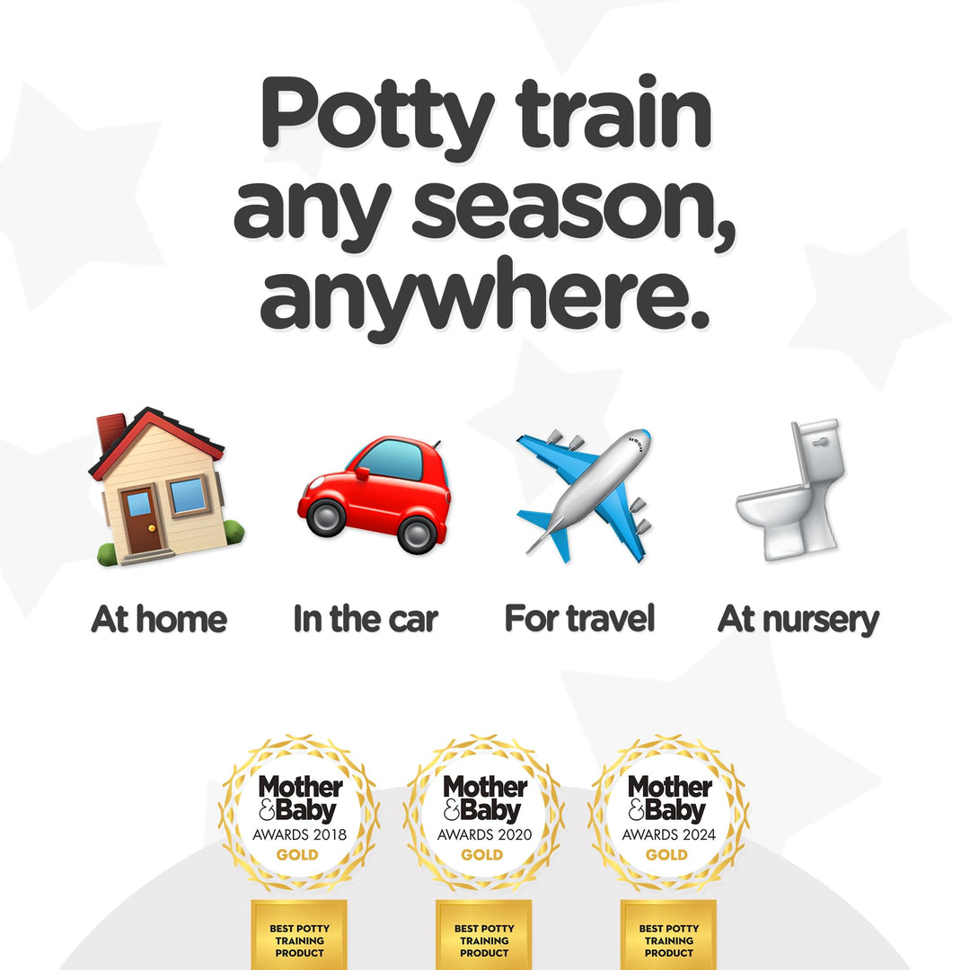 - Cow Travel Potty, Award-Winning Portable Toddler Toilet Seat for Kids to Take Everywhere