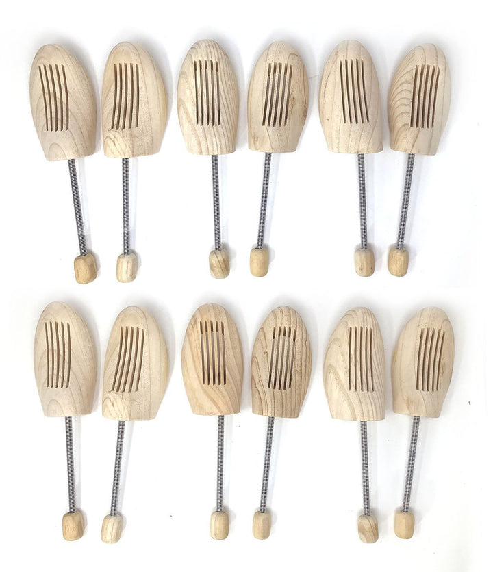 Little Wholesale Program - Solid Pine Shoe Tree - 6 Pairs (Medium)