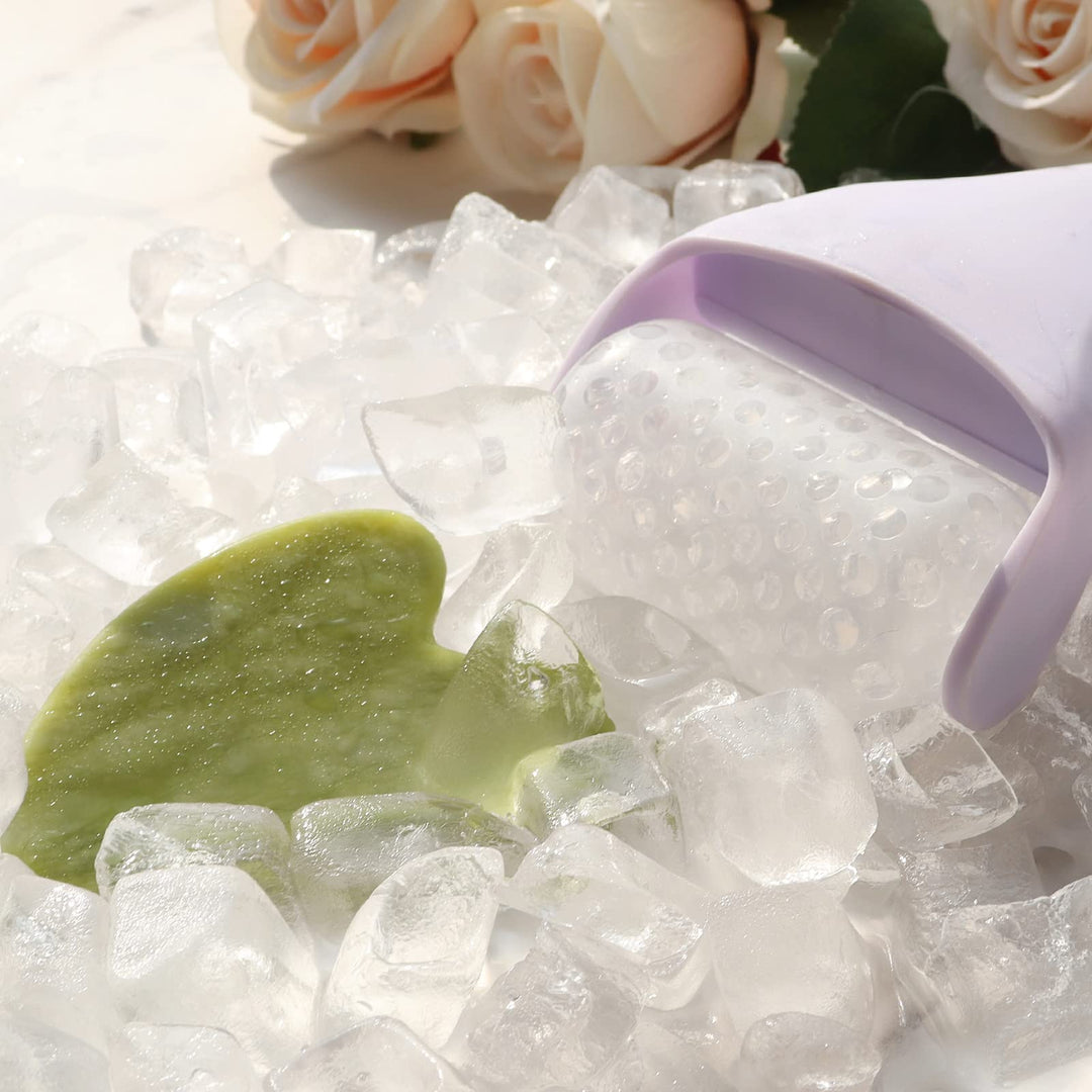 Ice Roller for Face &amp; Eye Puffiness Relief, Gua Sha Facial Tool Improves Fine Lines and Wrinkles