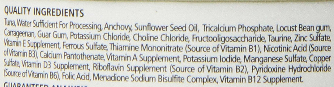 Premium Tuna &amp; Anchovies in Aspic Grain-Free Wet Cat Food 2.82oz, case of 24
