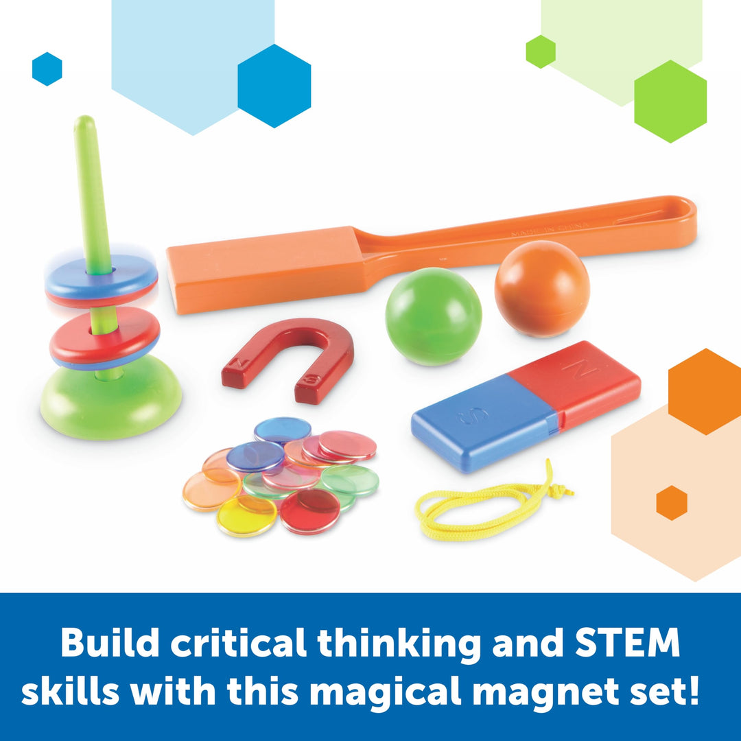STEM Explorers -Ages 5+, Magnet Movers, Critical Thinking Skills, STEM Certified Toys, Magnets Kids,Magnet Set,Back to School Supplies,39 Pieces