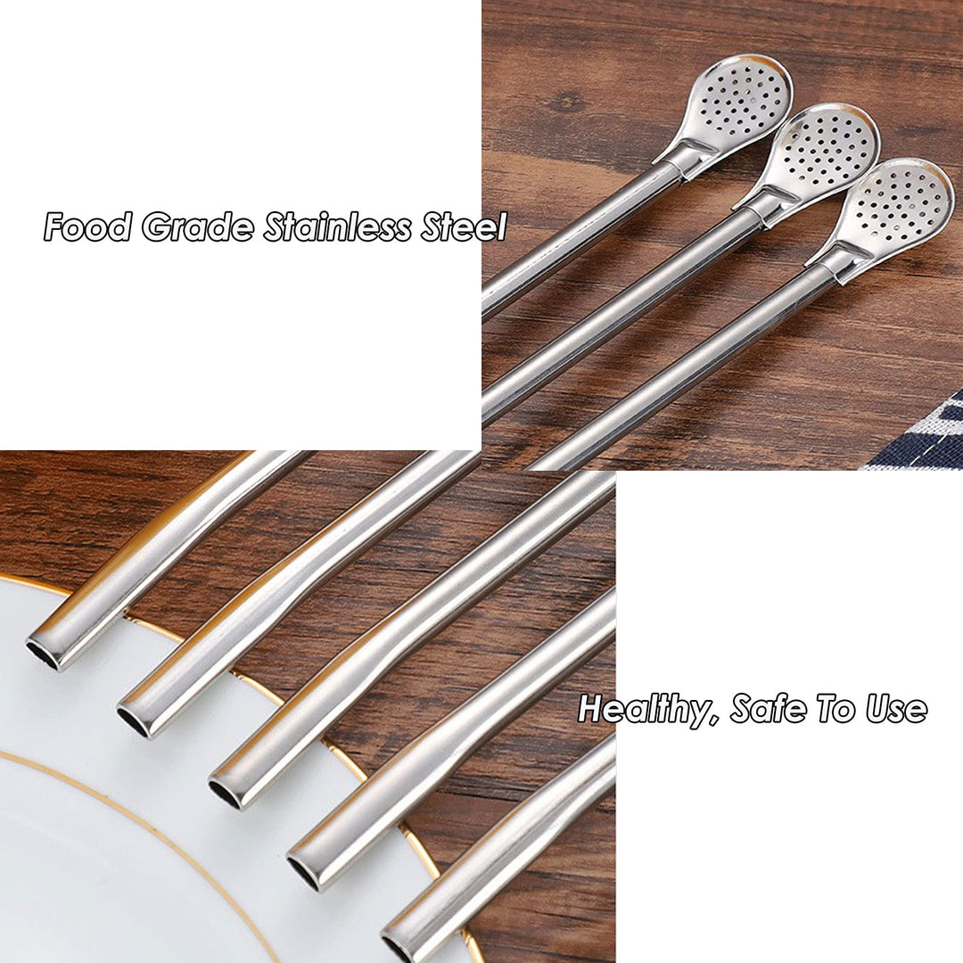 EvaGo Reusable Stainless Steel Drinking Straws with Fil