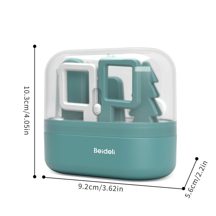 Baby Nail kit 5-in-1Children&#39;s nail clipper set Includes Nail Clippers, Scissors, Nail Files, and Tweezers.Baby Nail Care Set,Suitable for Newborns, Infants, Children(Green)