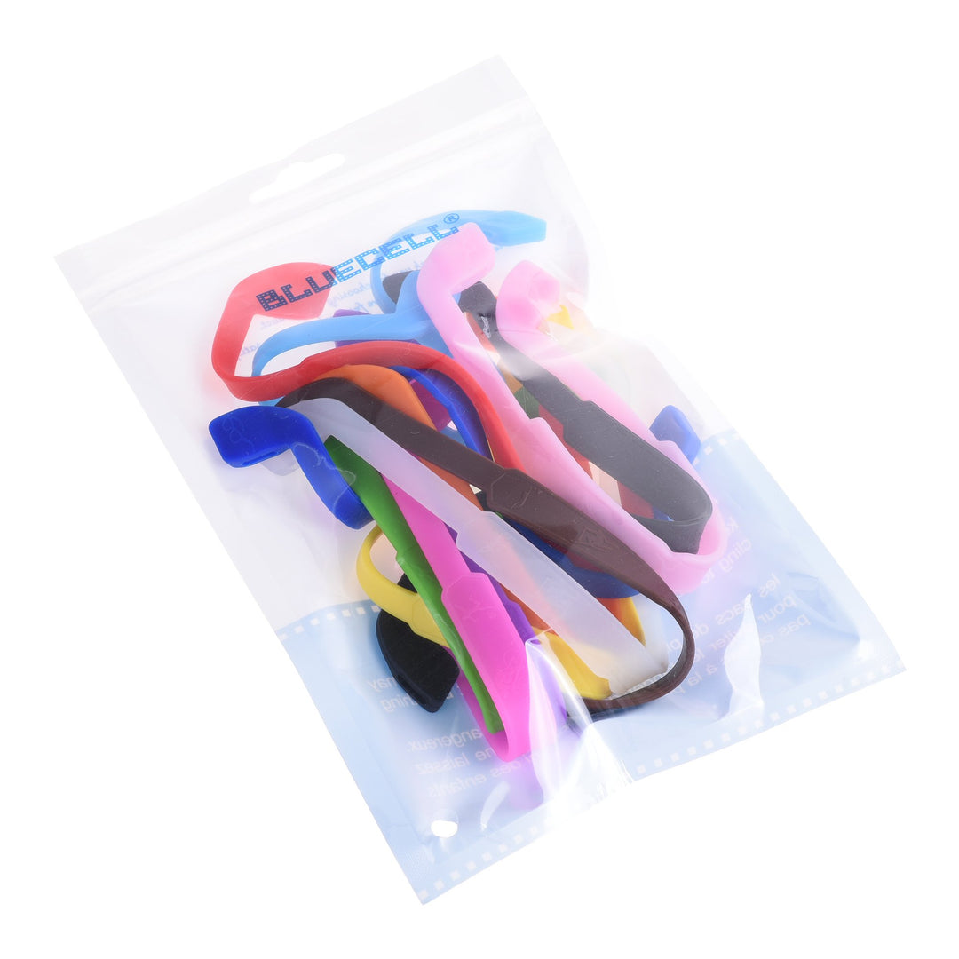 BCP 12 Color Silicone Anti-slip Glasses Eyeglass Strap Sports Glasses Strap Holder for Kids