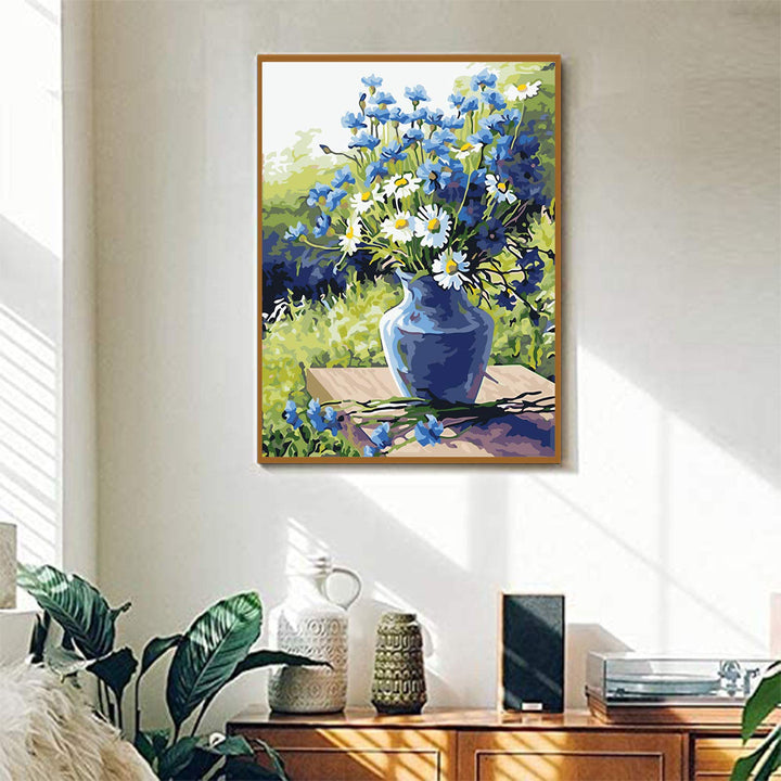 DIY Acrylic Painting Kit, Paint by Numbers on Canvas - Number Painting &amp; Flower for Kids Ages 8-12 Hobbies for Women, Adults Beginner