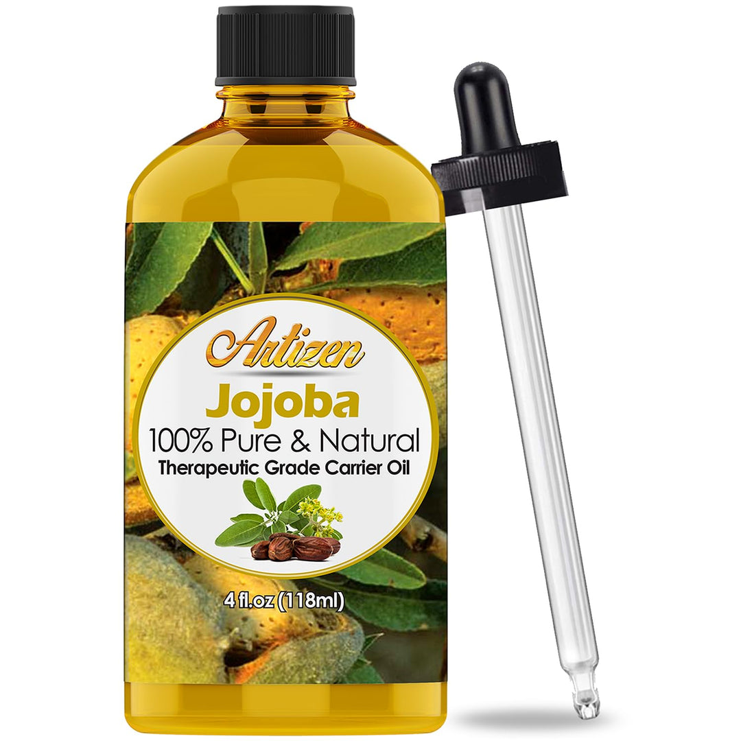100% Pure Jojoba Oil (Huge 4Oz Bottle) All-Natural Jojoba Oil ââ‚¬â€œ Cold Pressed - Perfect Moisturizer For Hair, Skin, Face, And Hair