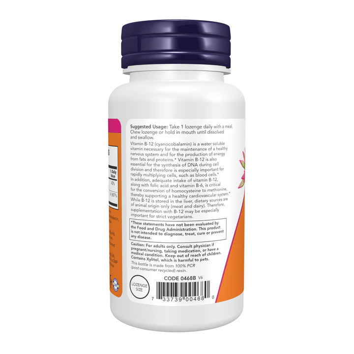 NOW B-12 1000mcg 250 Lozenges