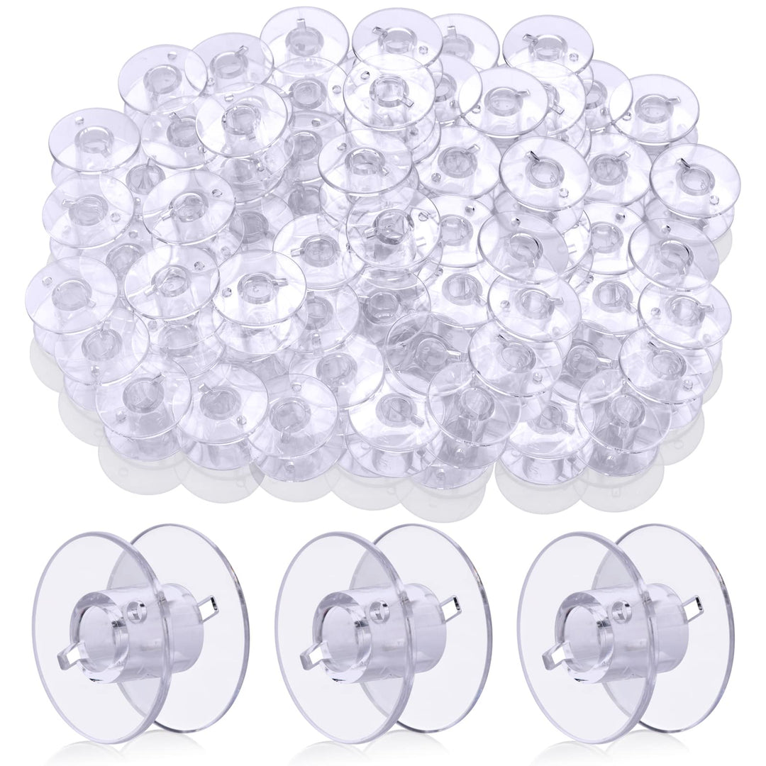 50 pcs Bobbins for Sewing Machine- , Sa156 Bobbin, 15j bobbins, Bobbins Class 15, Sewing Machine Bobbins,Sewing Accessories, Plastic Bobbins(50 pcs)