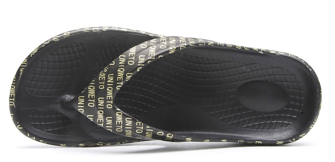 Mens And Womens Comfort Flip Flops With Arch Support Heel Cup Thong Sandals Indoor Outdoor For Walking Slippers