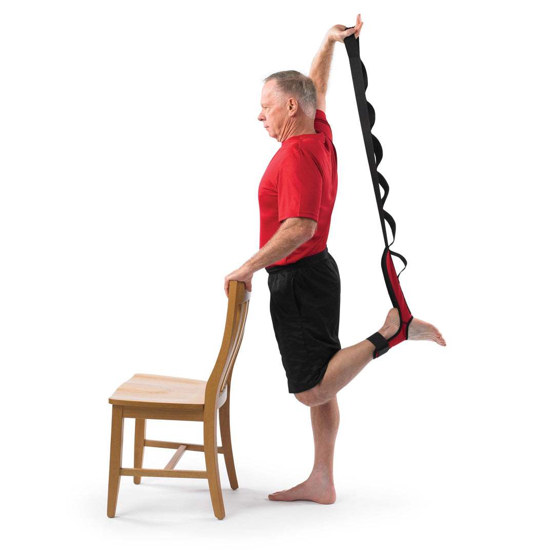 The Original Stretch-EZ, USA Made Top Choice Plantar Fasciitis Stretcher, Hamstring Stretch Strap and Achilles Tendon Stretcher, Stretching Strap for Physical Therapy
