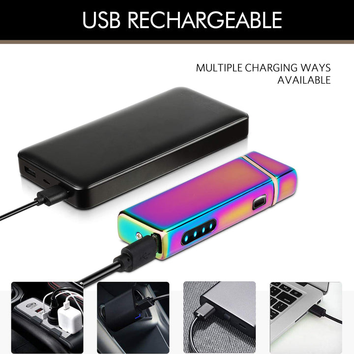 Lighter, Electric Arc Lighter Windproof Lighter Plasma 