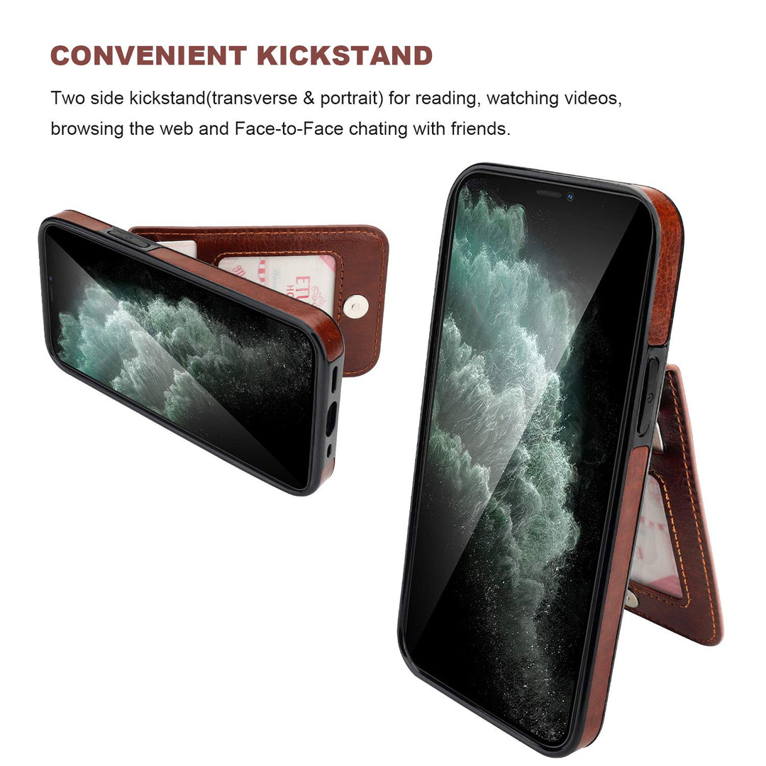 KIHUWEY Compatible with iPhone 12 Mini Case Wallet with