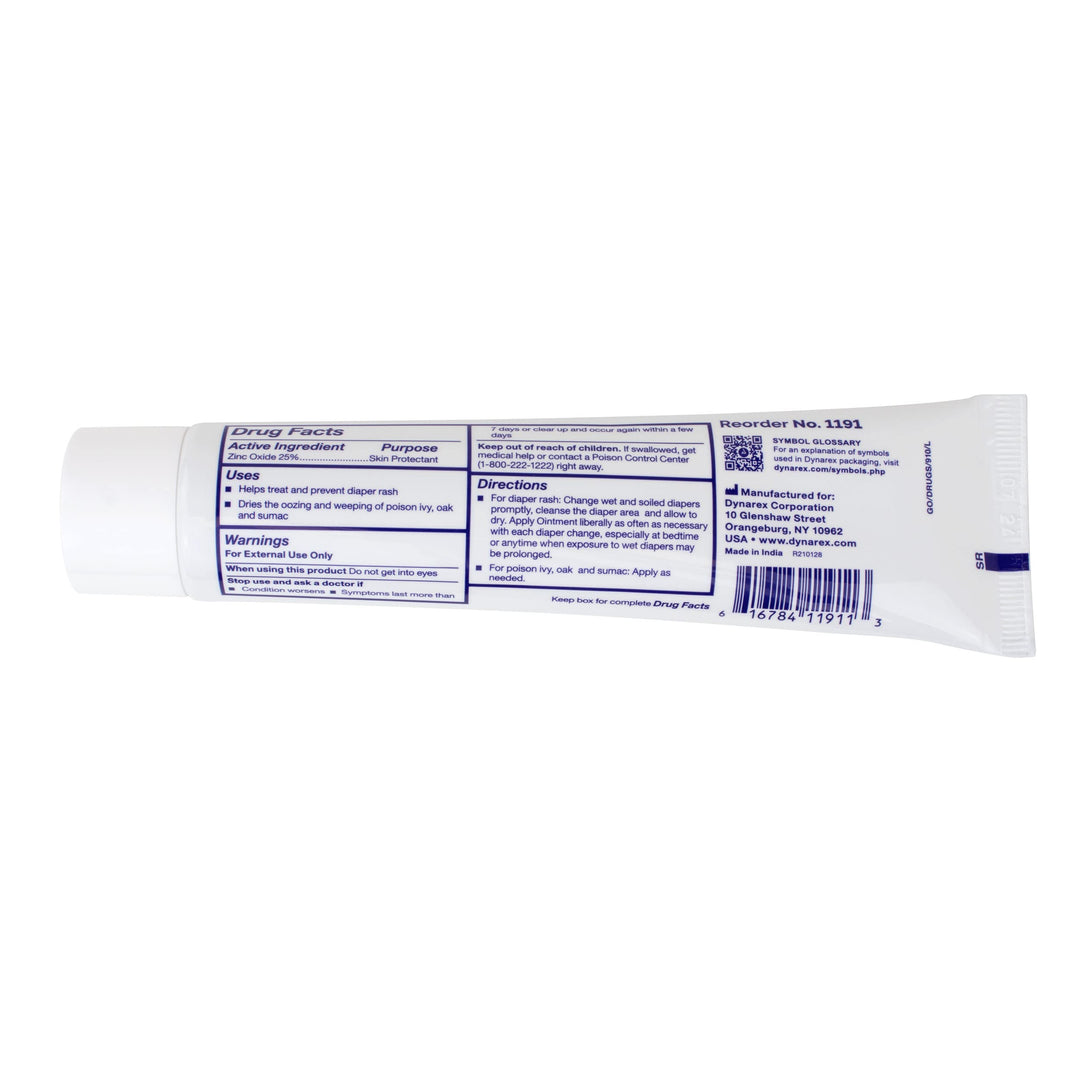 Dynarex Zinc Oxide Ointment Tube, 2 Ounce