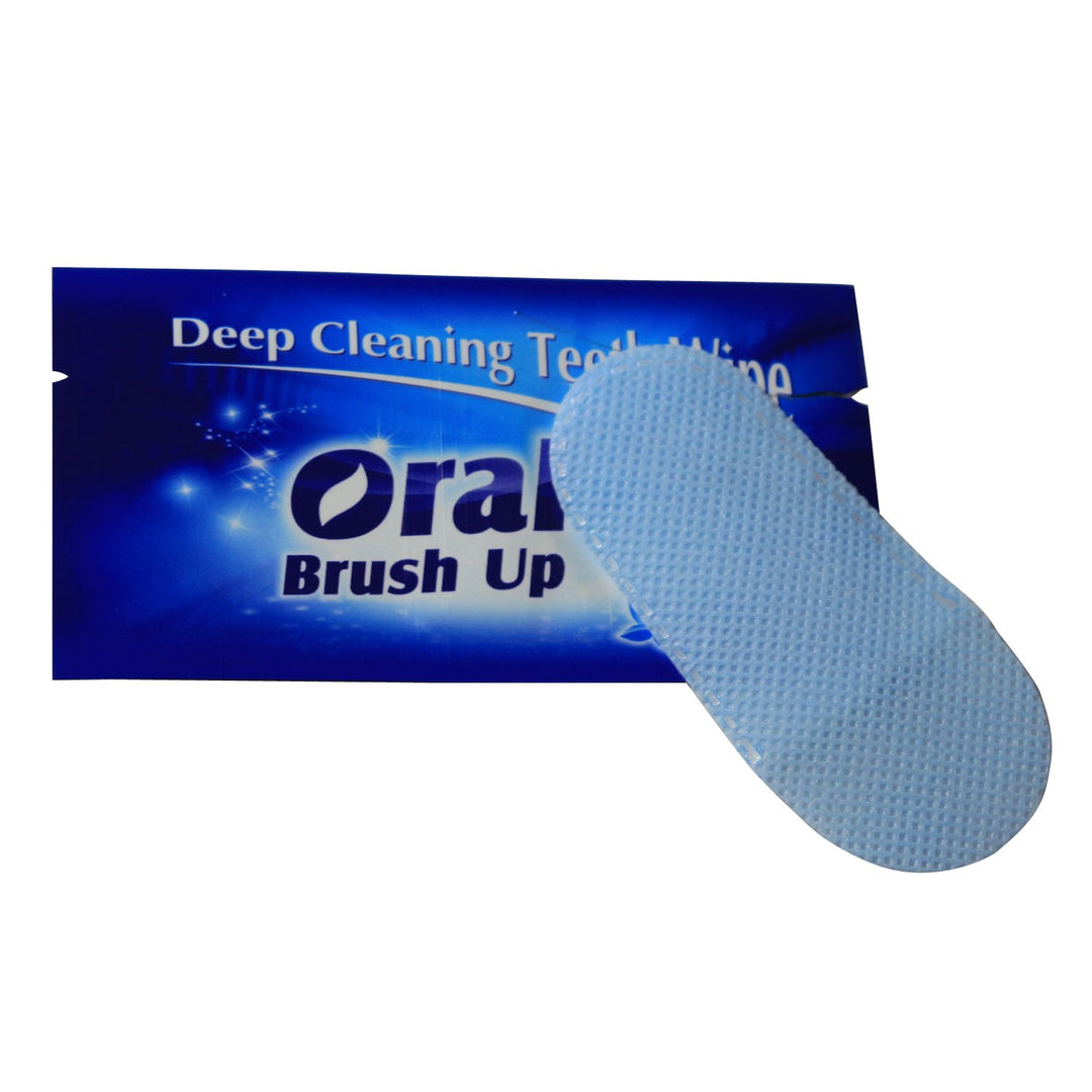 Mint Flavor Finger Teeth Wipes Disposable Brush Ups,Pac
