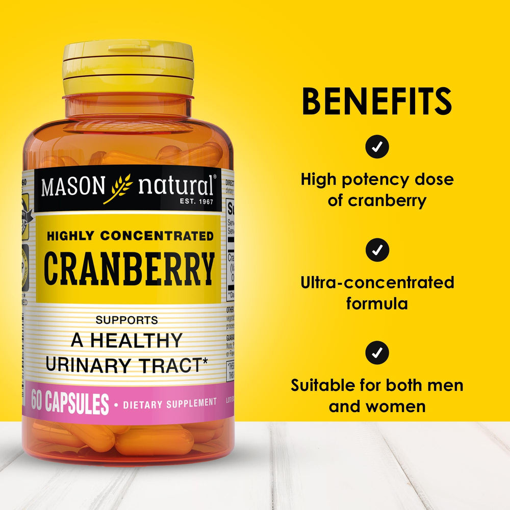 MASON NATURAL Cranberry Highly Concentrated 900 mg, 1 M