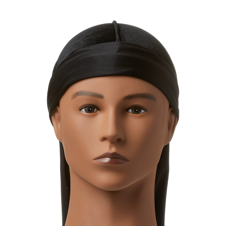 Red Kiss Red by Kiss Power Wave Velvet Luxe Durag, Black