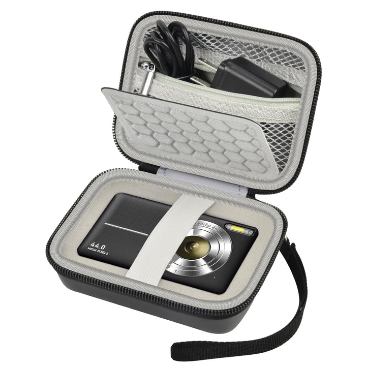 Carrying &amp; Protective Case for Digital Camera, AbergBest 21 Mega Pixels 2.7 LCD Rechargeable HD/Kodak Pixpro/Canon PowerShot ELPH 180/190 / Sony DSCW800 / DSCW830 Cameras for Travel - Black