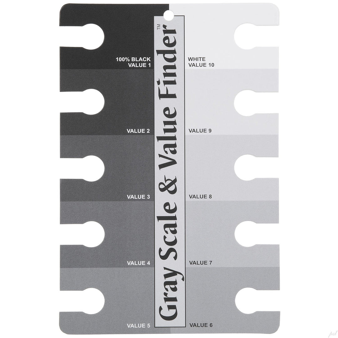 Color Wheel Pocket Guide with Gray Scale Value Finder – for both the amateur and professional artists