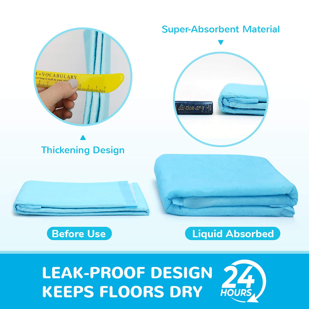 Dog Pee Pad, Puppy Potty Training Pet Pads Dog Pads Extra Large Disposable Super Absorbent &amp; Leak-Free Pee Pads 28x34