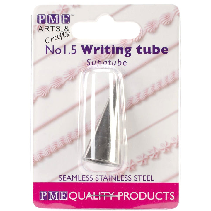 - ST1.5 Seamless Stainless Steel SupaTube Writer #1.5 Decorating Tip, Standard, Silver