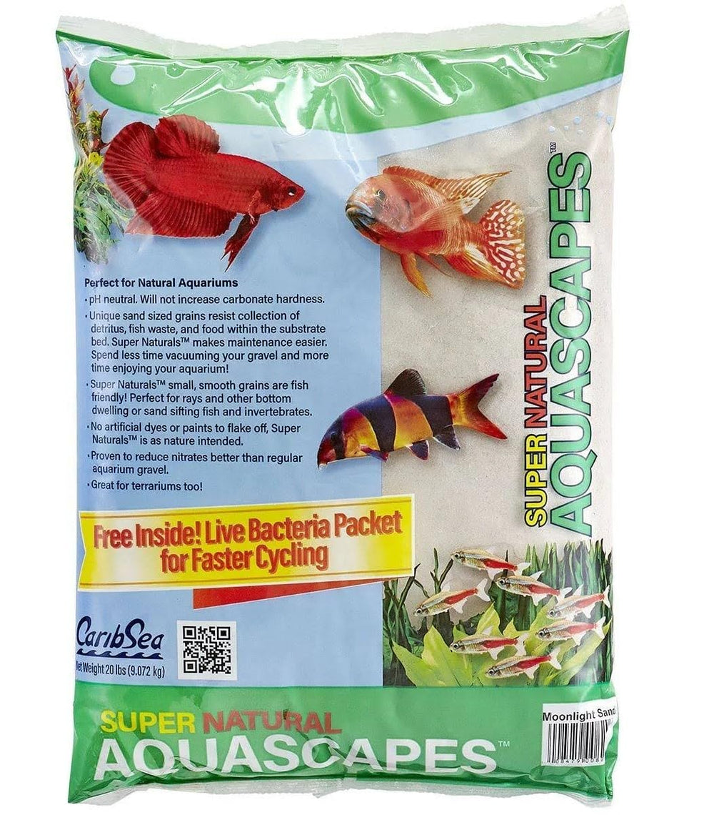 ACS05820 Super Natural Moonlight Sand for Aquarium, 5-Pound