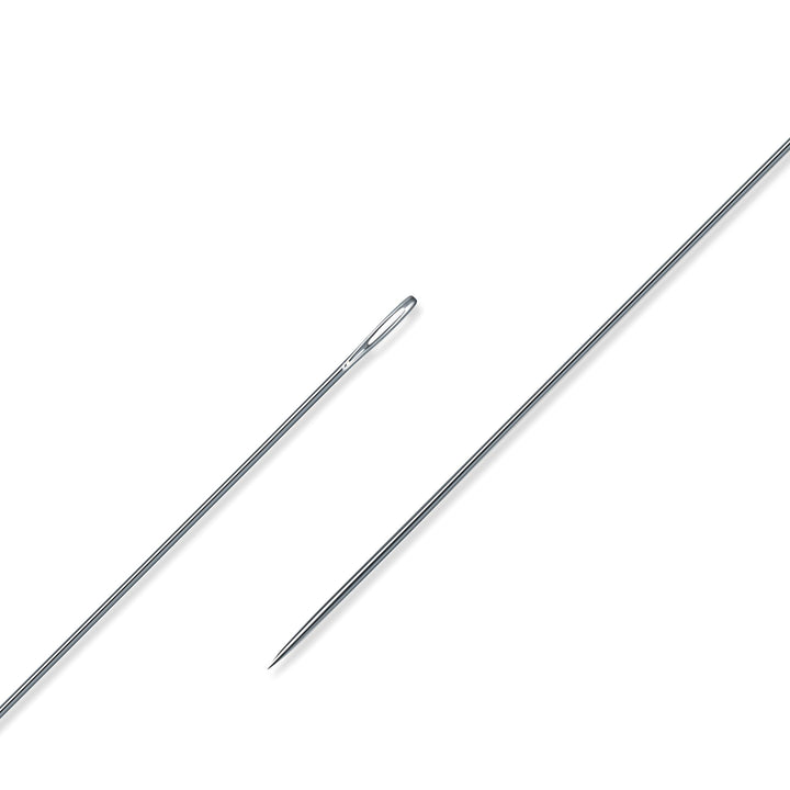 154 Doll Hand Needles, Long, 5-Inch (2-Count) Nickel