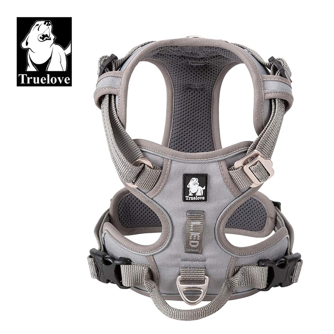 TRUE LOVE Dog Harness No Pull Nylon Reflective Pet Harness Adjustable Comfortable Control Step-in Brilliant Colors Truelove TLH56512