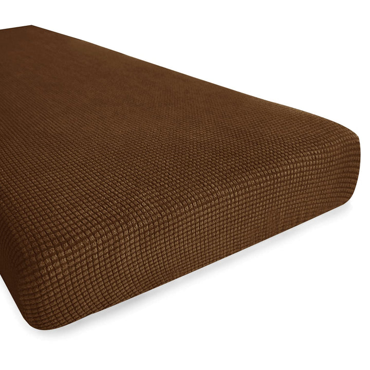 Couch Cushion Covers Stretch Cushion Covers Sofa Seat Cushion Slipcover Cushion Protector(Coffee, Medium)