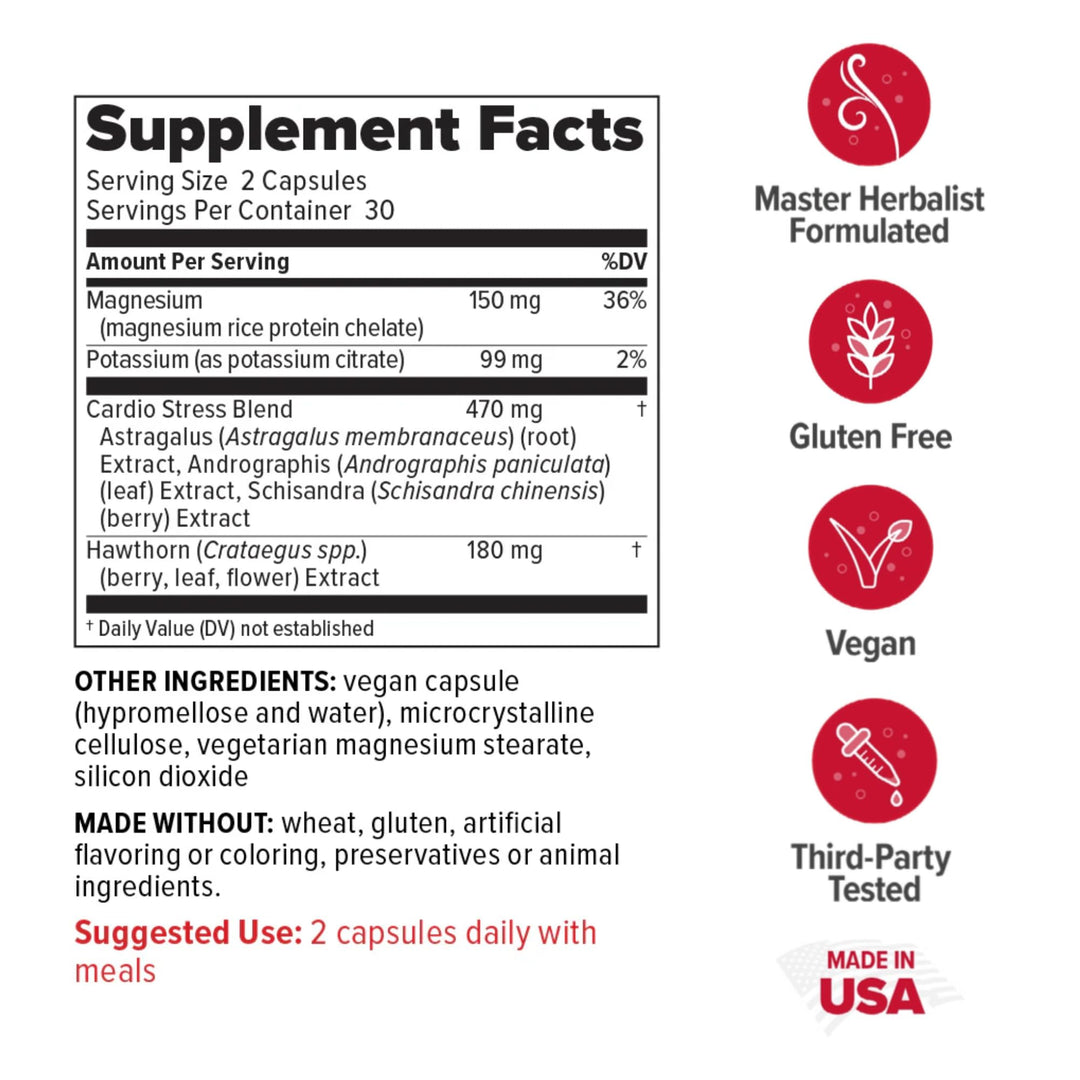 , 120/80 Care, Heart Health and Natural Blood Pressure Support, 60 Vegan Capsules