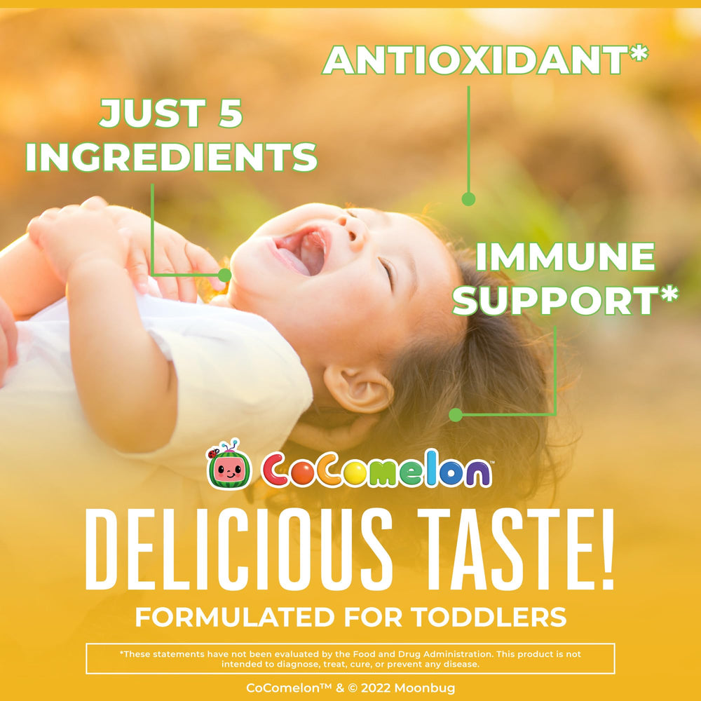 Toddler Vitamin C Drops | USDA Organic Vitamin C Liquid Drops for Toddler | Ages 1-3 Years | Vitamin for Immune Support & Overall Health | Vegan | Non-GMO | 30 Servings