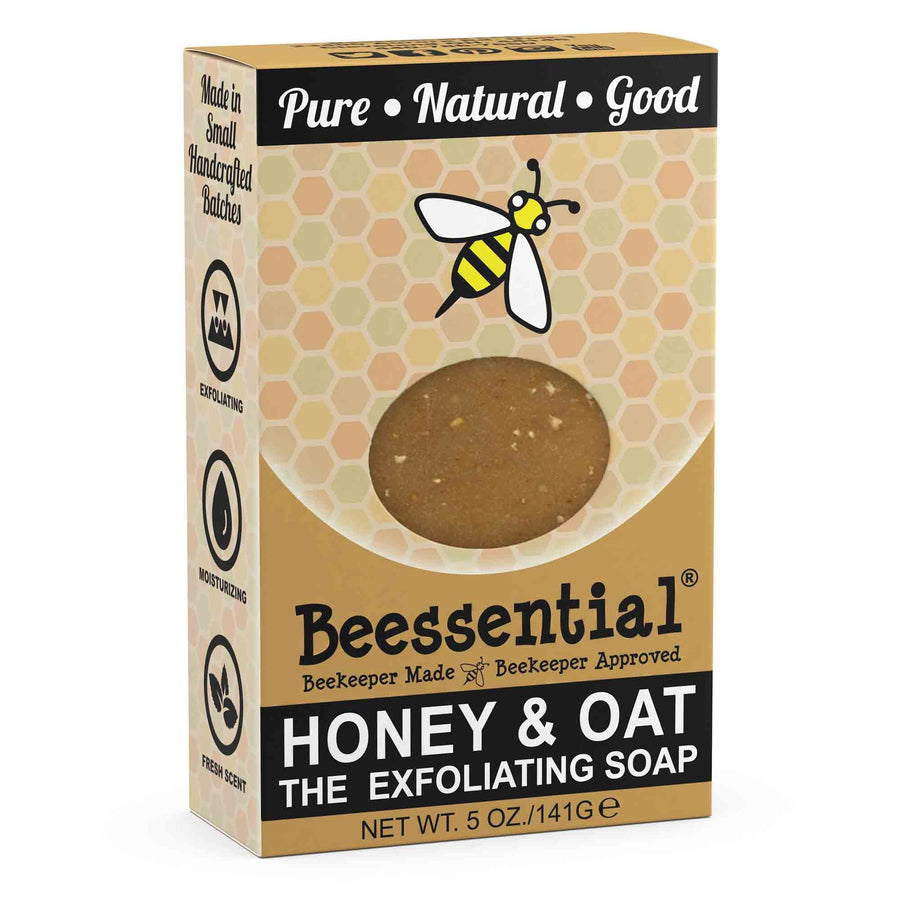 Refreshing Peppermint Soap, Honey And Oat, 5 Ounce