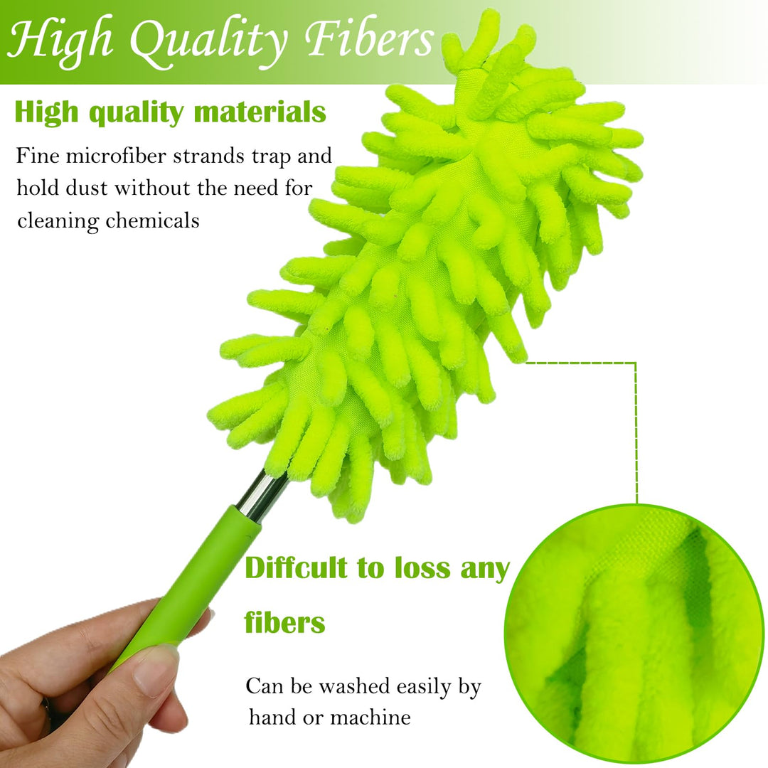 M-jump Retractable Long-Reach Washable Dusting Brush , 