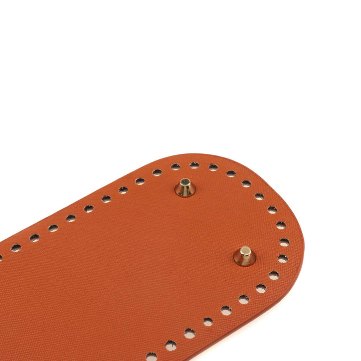 Meprotal 2pcs PU Leather Oval Bag Bottom Pad DIY Cushio
