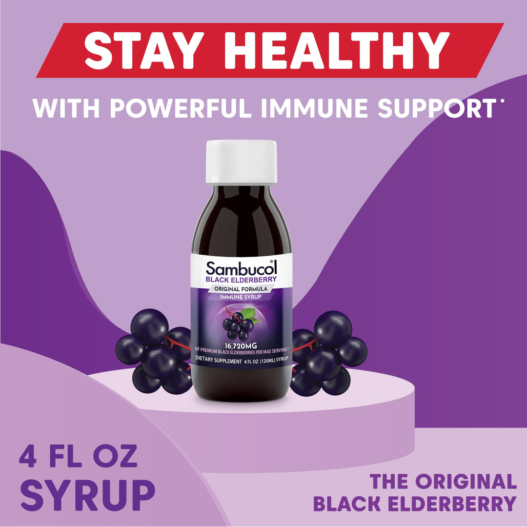 Sambucol Black Elderberry Syrup - Sambucus Elderberry S