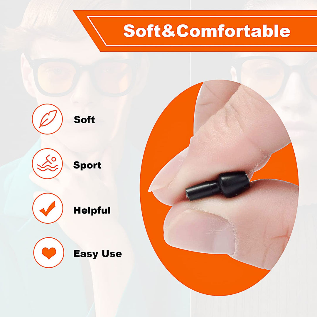 SMARTTOP2.5mm Eye Glasses Nose Pads -10 Pairs Soft Sili