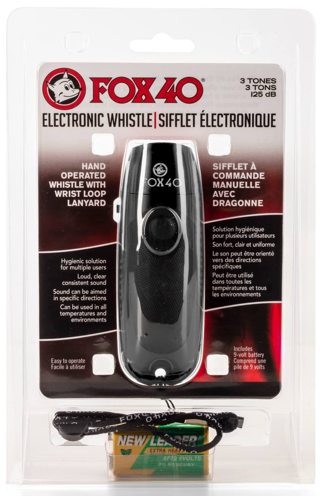 Electronic Whistle Black