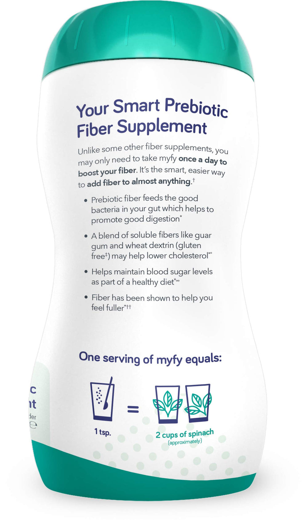 Natural Prebiotic Fiber Supplement Powder - Clear, Soluble, Daily Digestive Support for Gut Health & Regularity - Non-GMO, Taste-Free, Sugar-Free, Gluten-Free - 10.6oz (60 Servings)