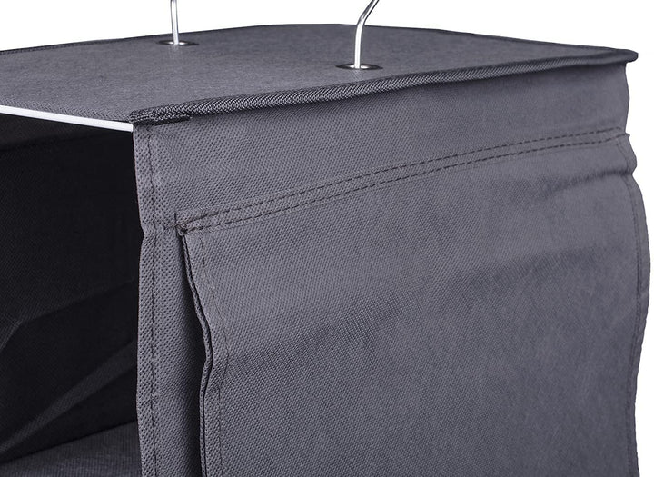 Hanging Purse Handbag Organizer Wardrobe Closet Organizer Nonwoven 10 Pockets Hanging Closet Storage Bag with 360 Degree Swivel Hook