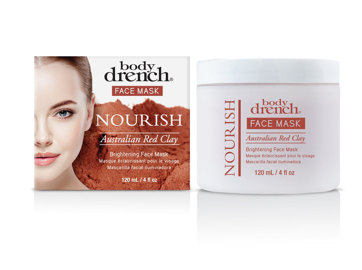 Nourish Australian Red Clay Brightening Face Mask, 4 oz